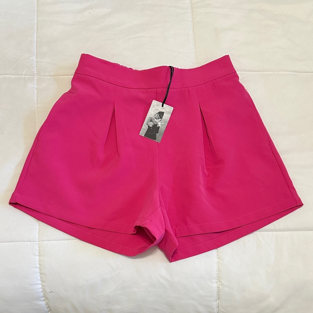 Sincerely Jules Fuchsia High Waist Shorts